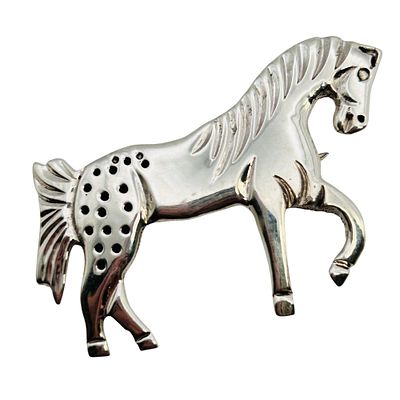 Allison Manueuto Native Sterling Horse Pin. Allison Manueuto Native Sterling horse pin 10grams