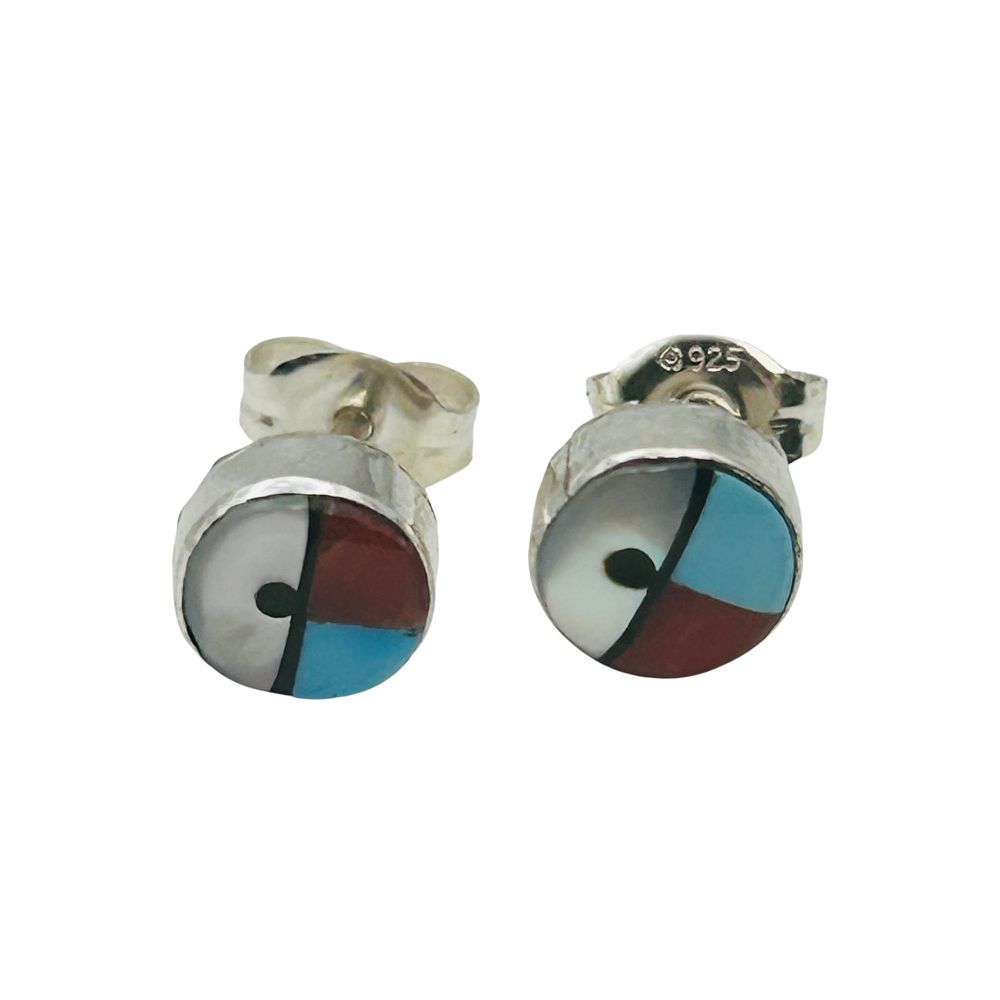 Lot 257: Iris Panteah Zuni Sterling Studs