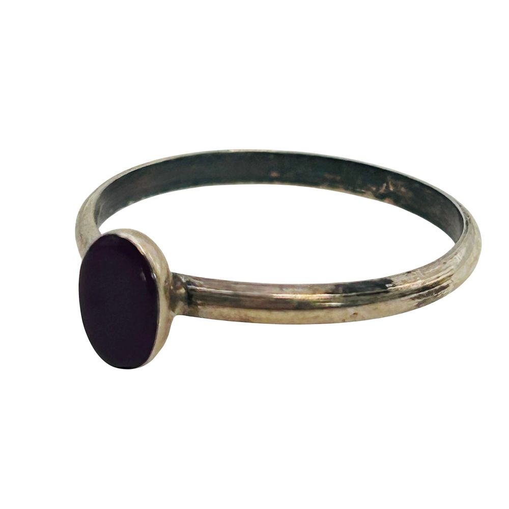 Lot 284: Angie Rosetta Zuni Sterling Ring SZ .5