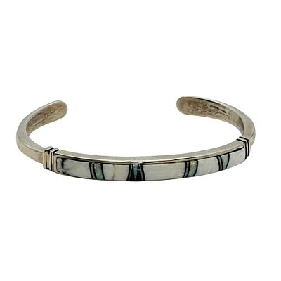 Rick Tolino Navajo Sterling Multi Stone Cuff. Rick Tolino Navajo Sterling Multi Stone Opal Cuff 