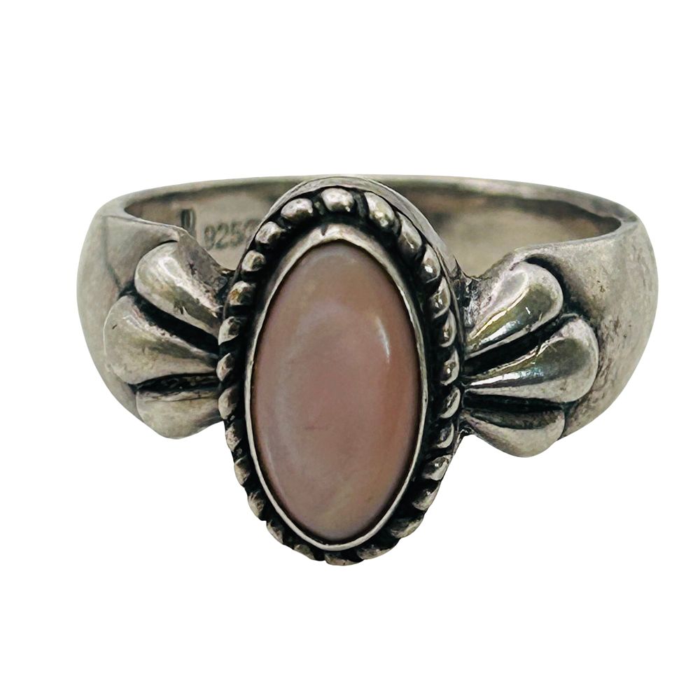 Lot 401: Carolyn Pollack Sterling Mother Of Pearl Ring Size 10