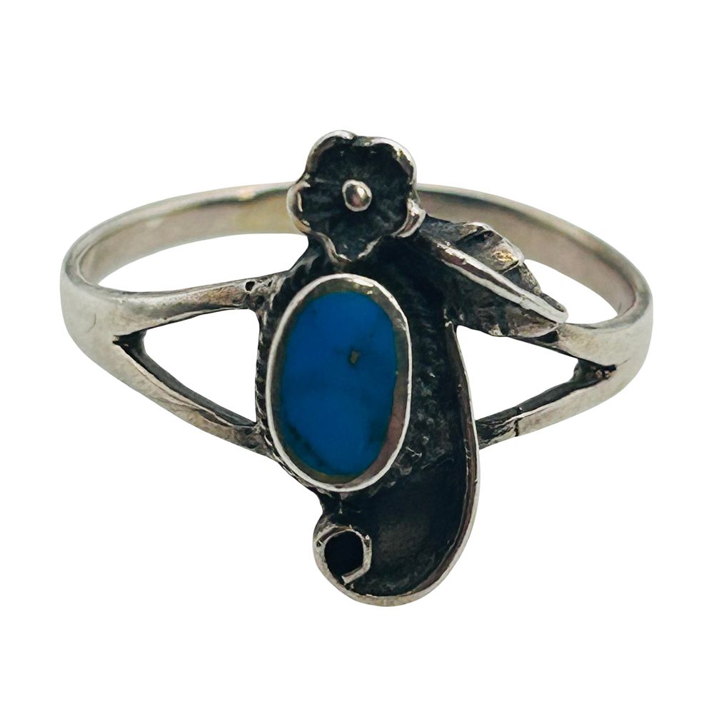 Lot 435: Native Sterling Ring Size 9.5, 2.48 G