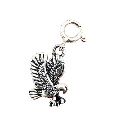 Native Made Sterling Silver Flying Eagle Charm 1.2g