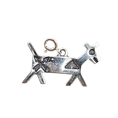 Navajo Sterling Silver Horse Figure Charm 3.6g