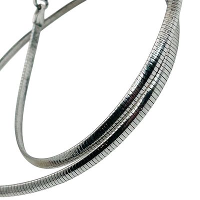 QG Italy Sterling Flat Snake Chain Necklace. QG Italy Sterling flat snake chain necklace. 13.42 g