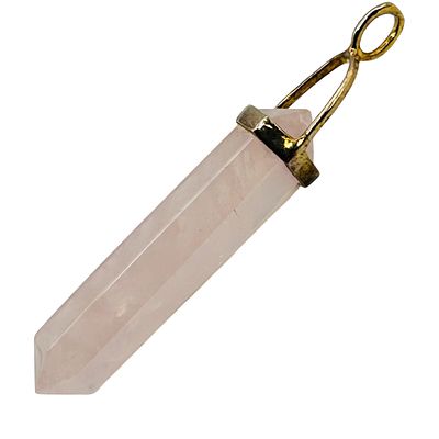 Sterling Pink Quartz Pendant. Sterling Pink quartz pendant 4.3g