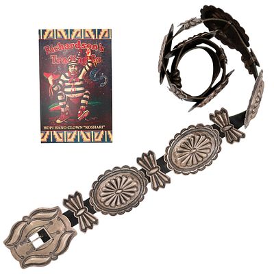 Richardson's Trading Post Vintage Navajo Sterling Concho Belt. Presented in partnership with the 