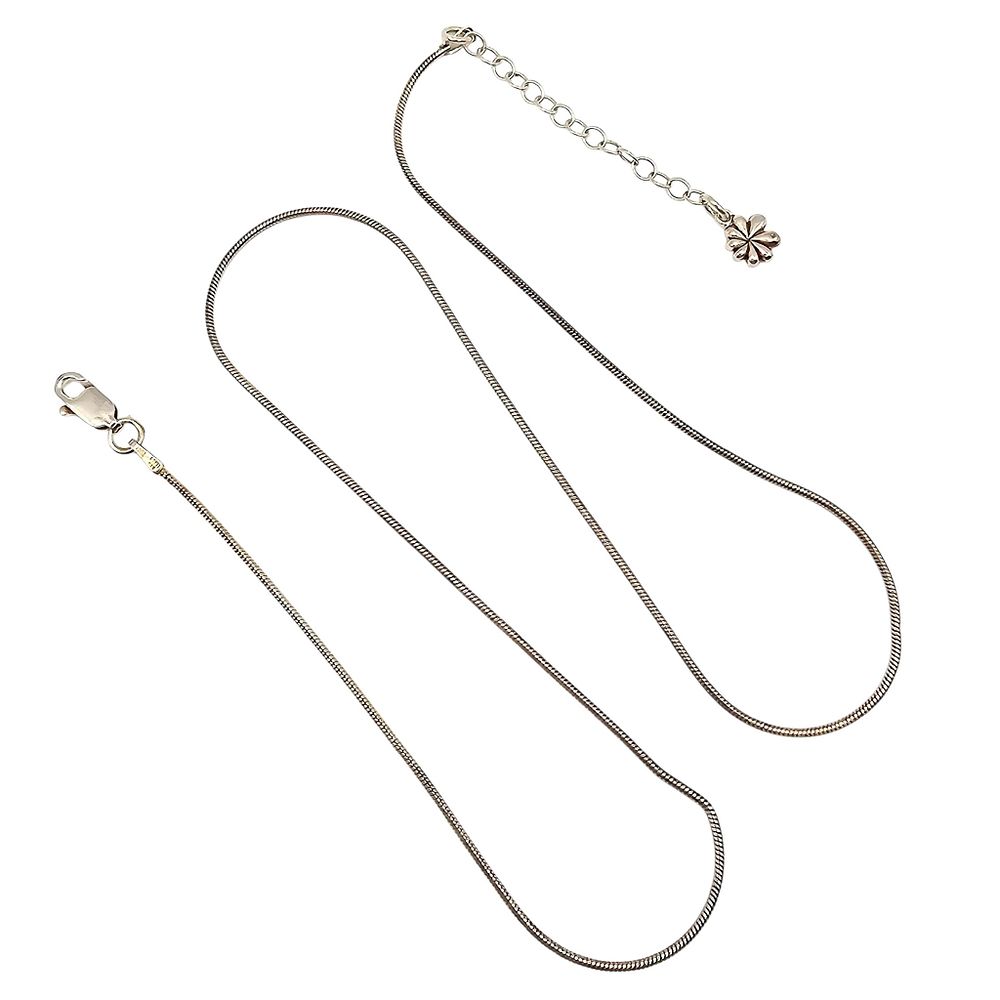 Lot 286: Sterling Silver Snake Chain Necklace 4.9 G