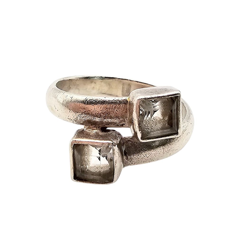 Lot 293: TGGC Topaz Sterling Silver Ring Size 6.75 4 G