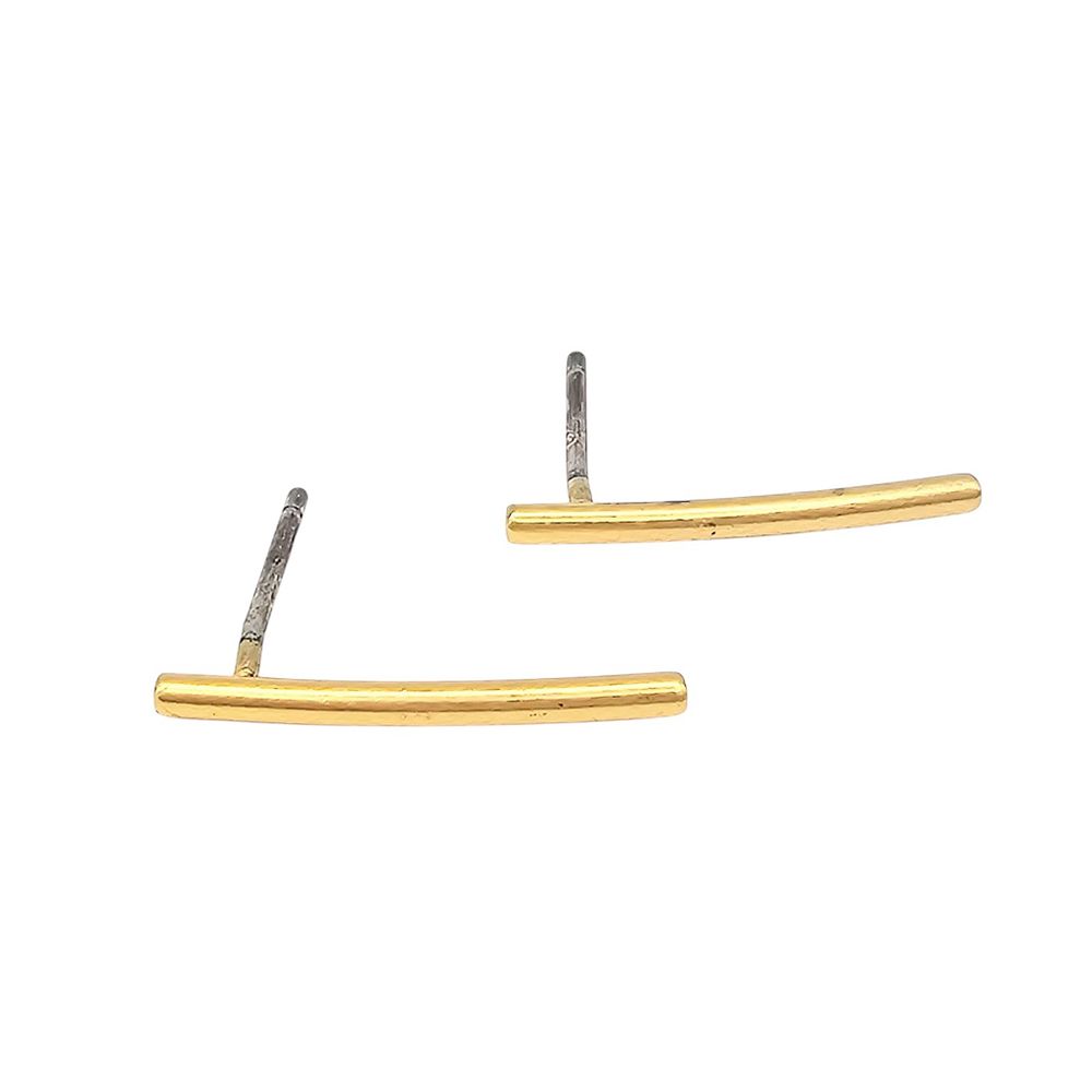 Lot 420: Gold Over Sterling Silver Earrings 0.8 G