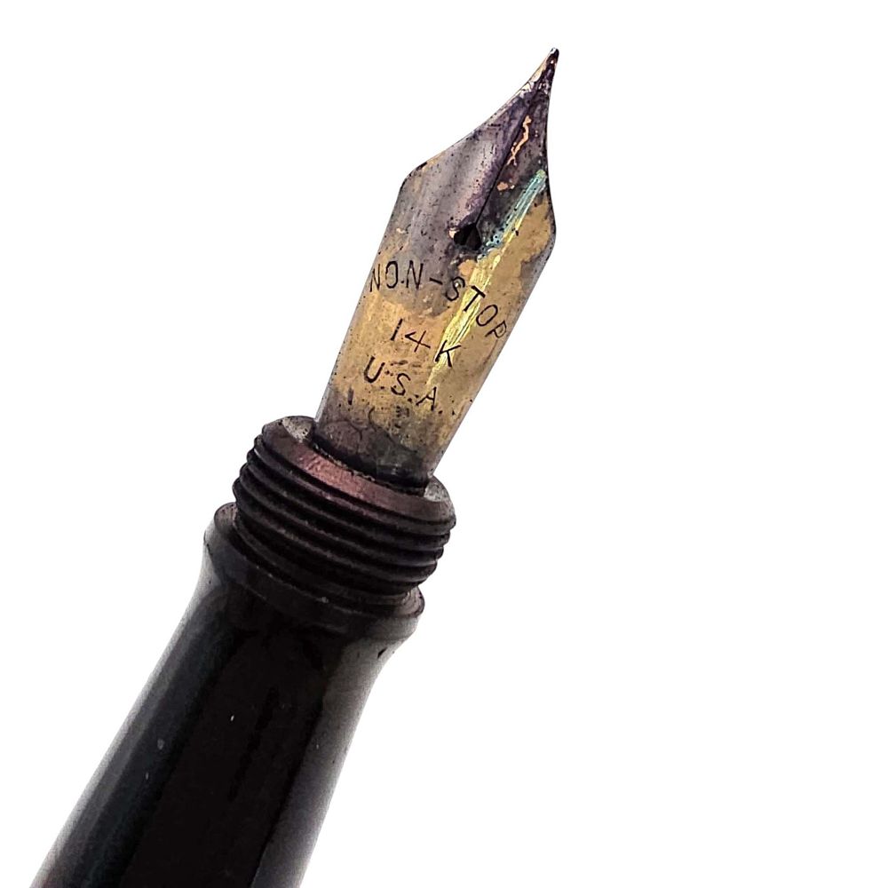 Lot 589: 14K Gold Pen Nib Pen Pencil Set