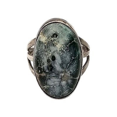 Navajo Turquoise Sterling Silver Ring Size 5.5 5.3 G