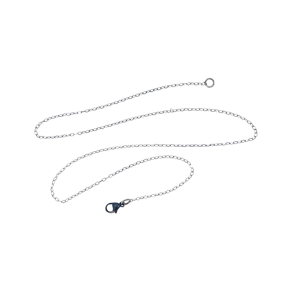 Lot 512: Sterling 16in Cable Chain 1g