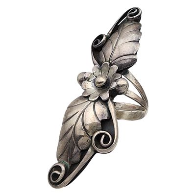 Elsie Yazzie Navajo Sterling Ring Sz 8.5 | 8.9g