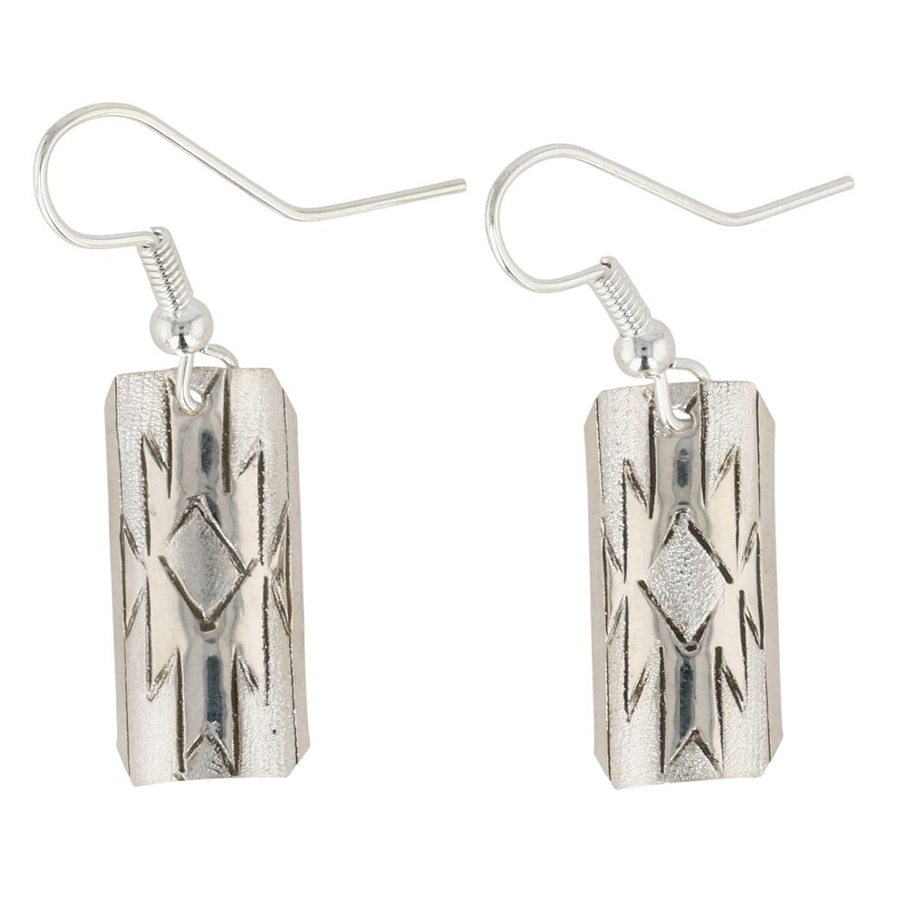Lot 169: Florence Tahe Navajo Sterling Earrings