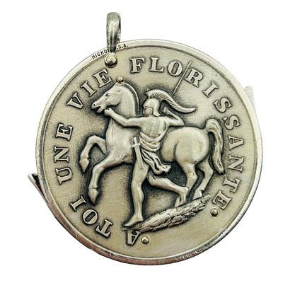 Hickok USA Sterling Antique Cigar Cuff And Pocket Knife. To You A Flourishing Life. Hickok USA 