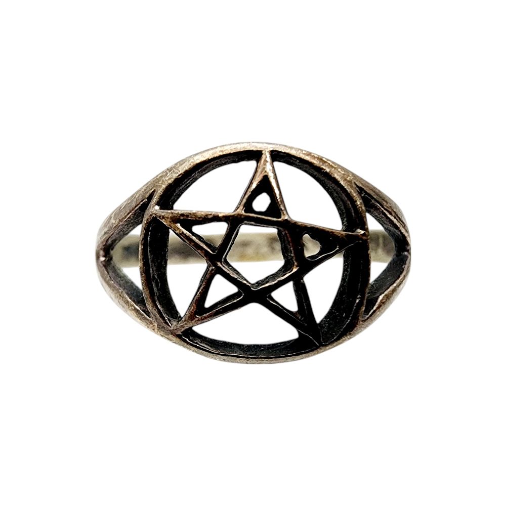 Lot 511: Vintage Mexico Sterling Star Ring Sz 9