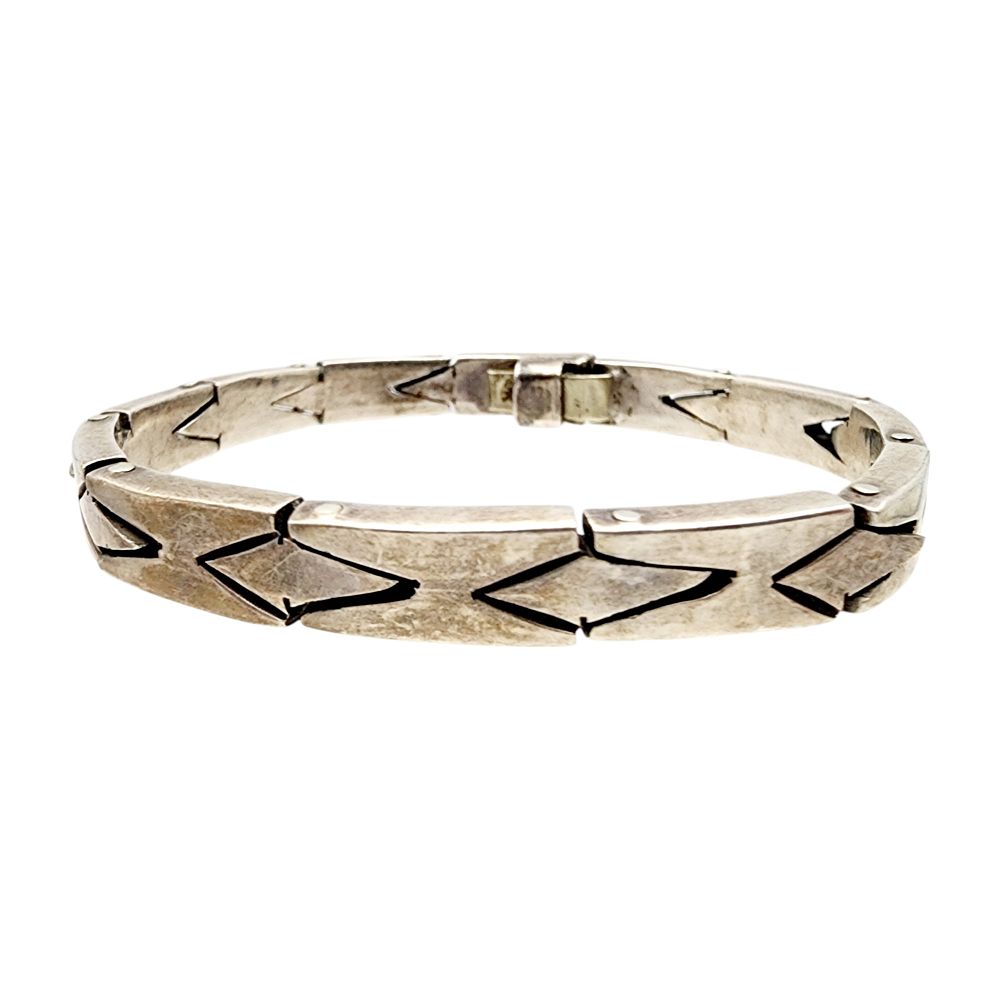 Lot 519: Mexico TV-63 Sterling Link Bracelet