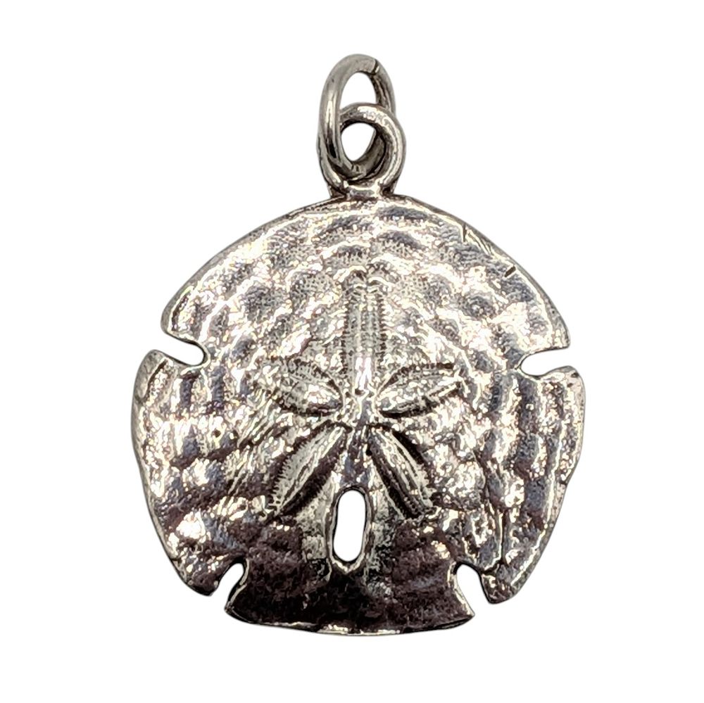 Lot 392: Sterling Silver Electroformed Sand Dollar Pendant