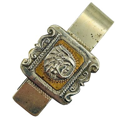 Taxco Sterling Aztec Warrior Money Clip. Taxco Sterling Aztec warrior money clip. 21.30g