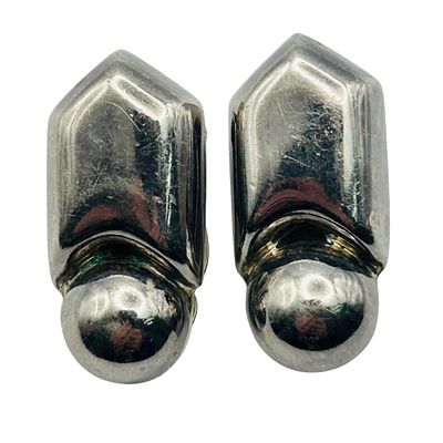 TB-154 Taxco Sterling Clip On Earrings. TB-154 Taxco Sterling clip on earrings. 12.50g