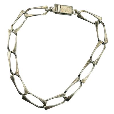 Mv-43 Taxco Sterling Link Curb Chain Bracelet. MV-43 Taxco Sterling link curb chain bracelet. 5.20g