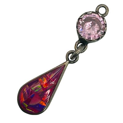 Mexico 950 Silver Opal Pendant. Mexico 950 silver opal pendant. 2.70g