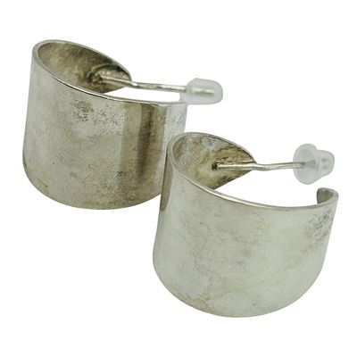 HOB Mexico Sterling Half Hoop Stud Earrings. HOB Mexico Sterling half hoop stud earrings. 9.80g