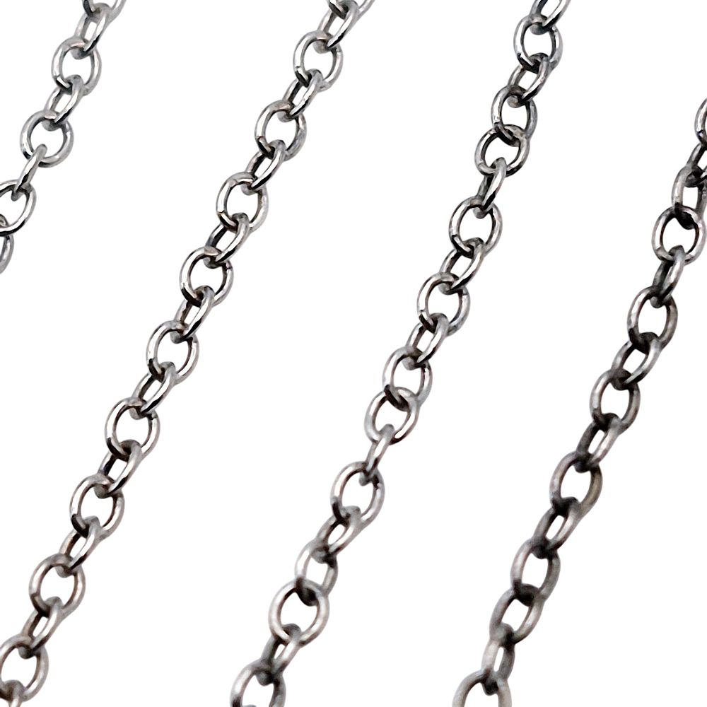 Lot 158: Sterling Cable Chain Necklace