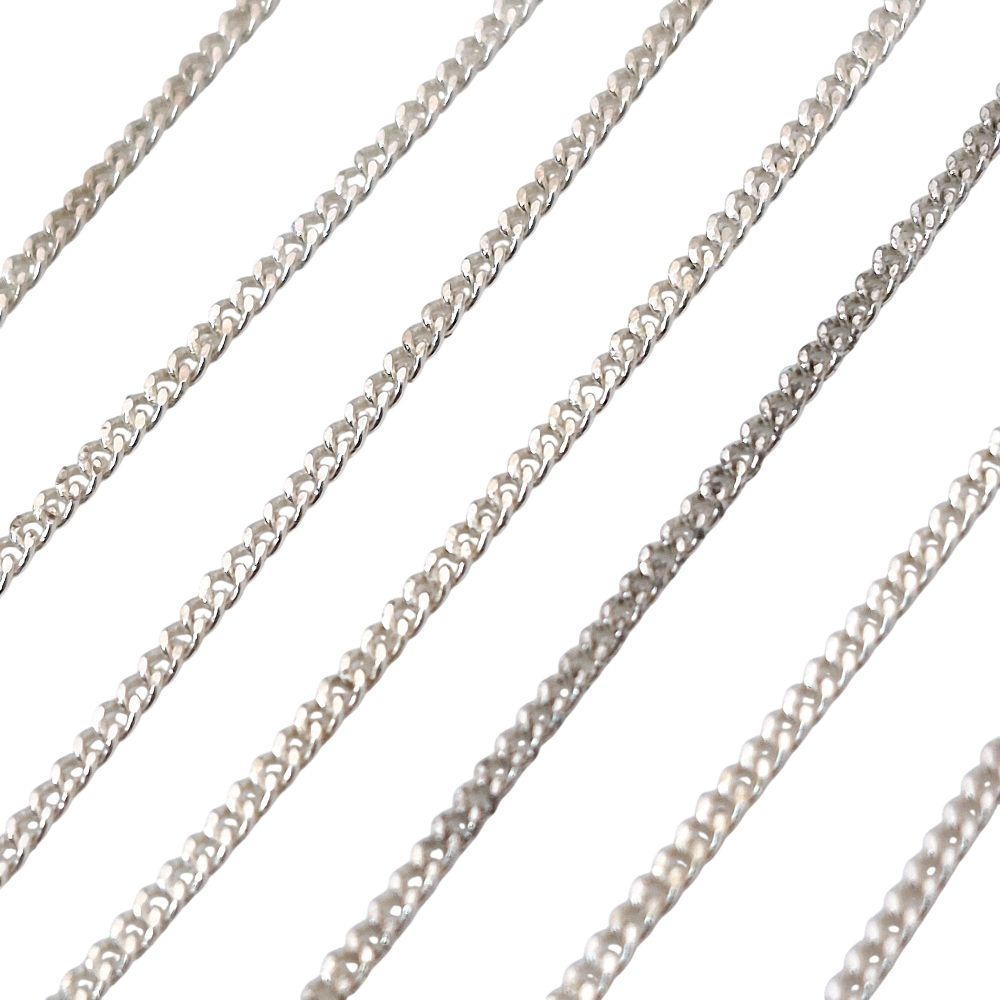 Lot 168: Sterling Curb Chain Necklace