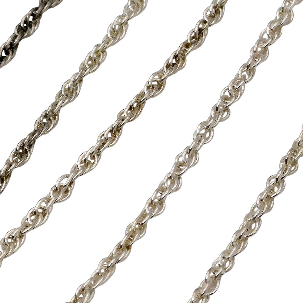 Lot 298: SU Sterling Rope Chain Necklace