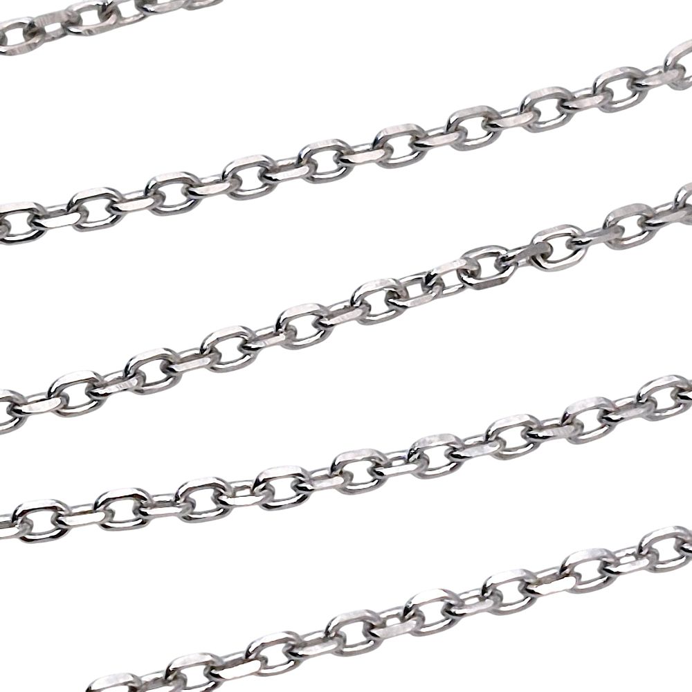 Lot 334: Sterling Cable Chain Necklace