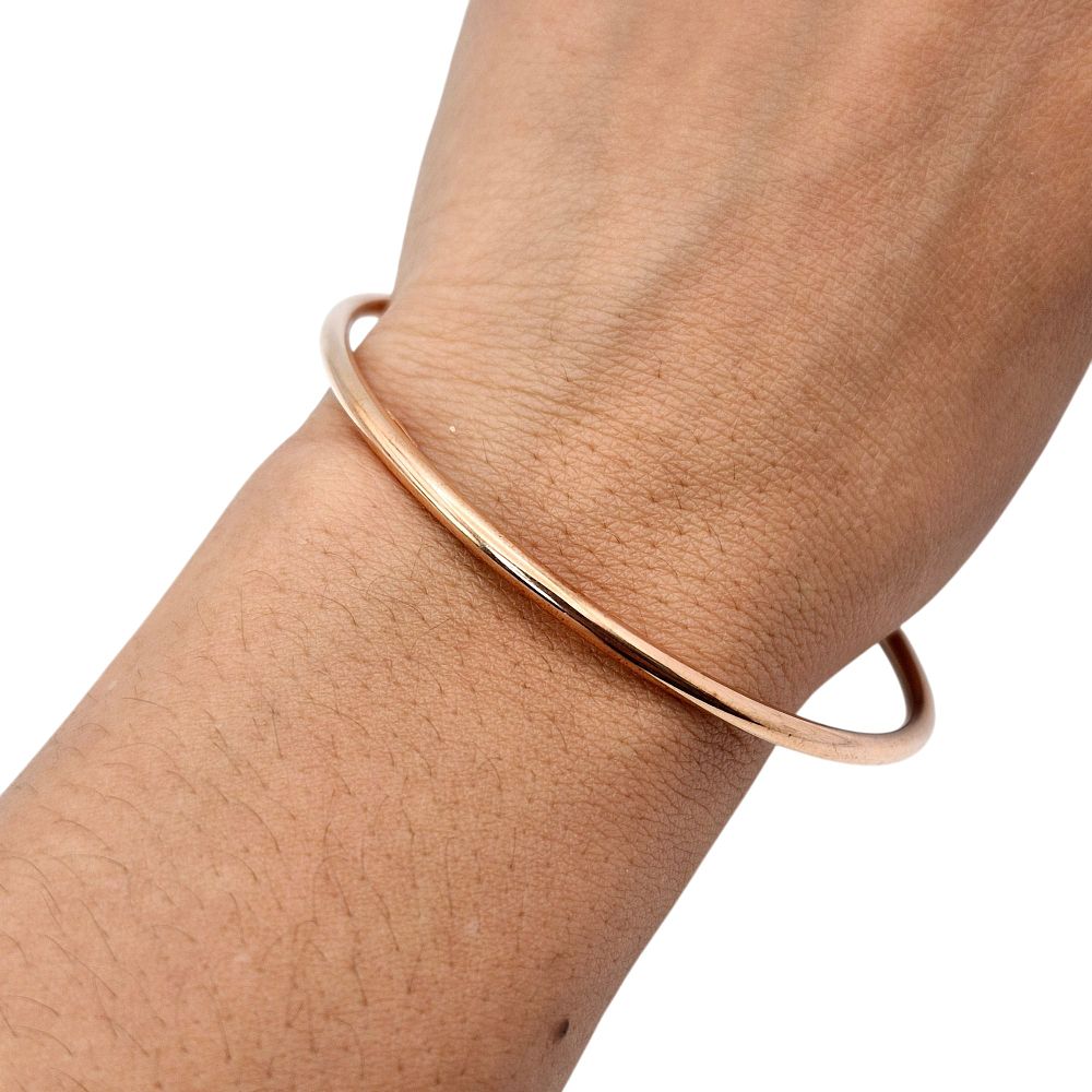 Lot 337: 2285 AR Italy Sterling Bangle Bracelet