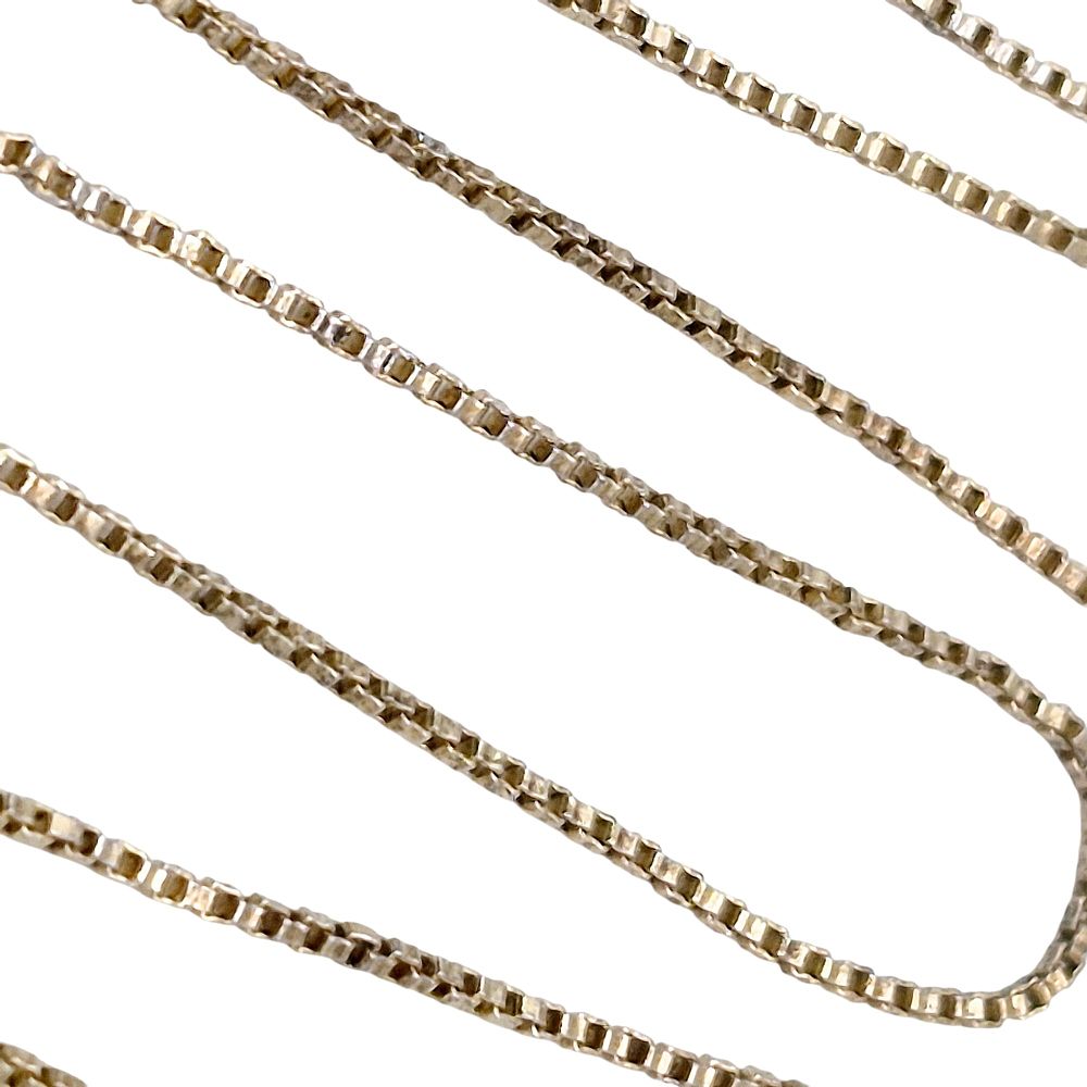 Lot 341: HAN Italy Sterling Box Chain Necklace
