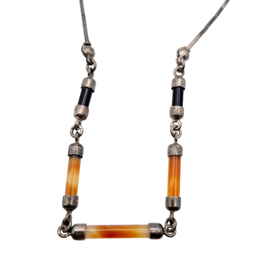 Lot 344: Sterling Liquid Silver Necklace