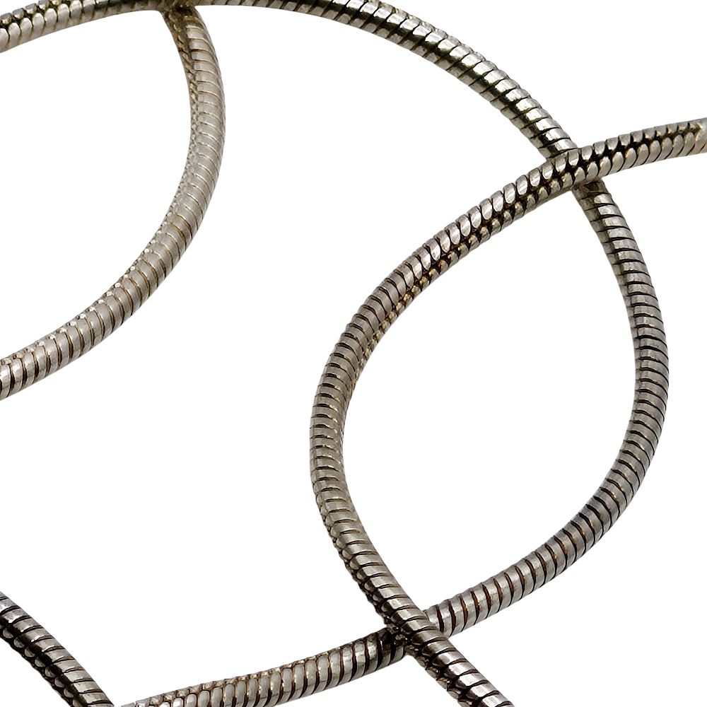 Lot 366: Italy Sterling Snake Chain Necklace