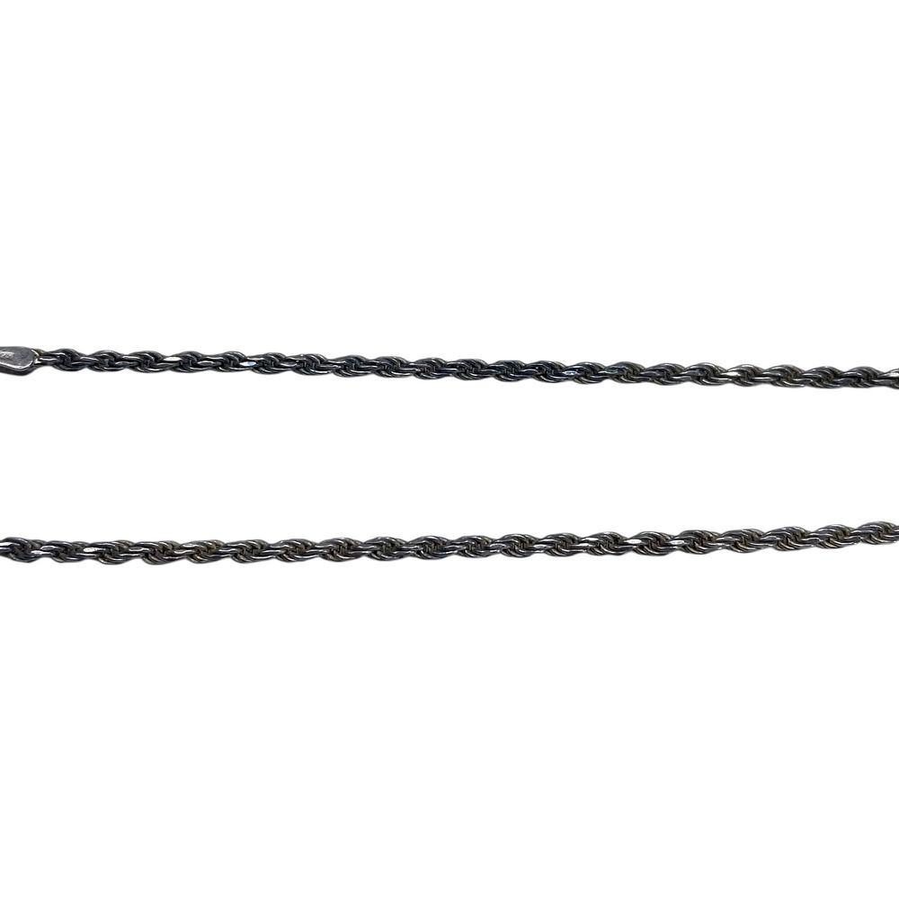Lot 154: Sterling Twist Chain 8in 3g