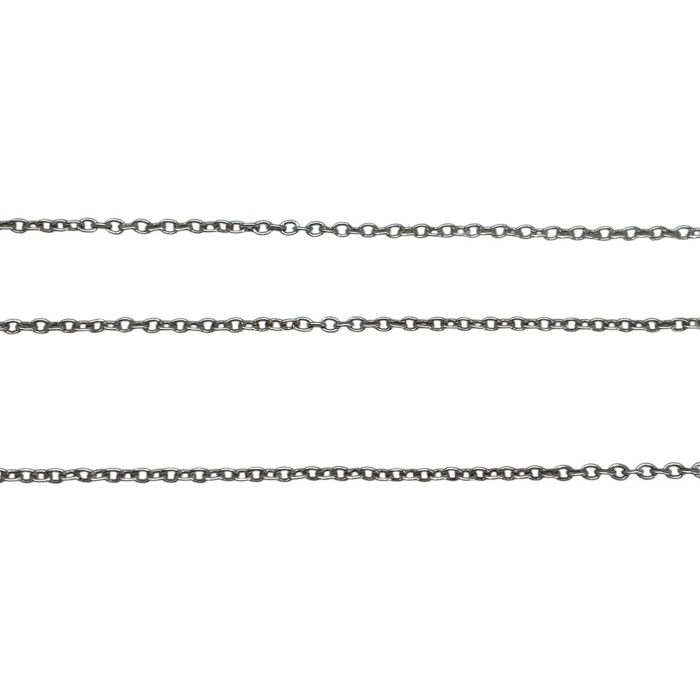 Lot 159: Signed Sterling Cable Chain 18in 2g