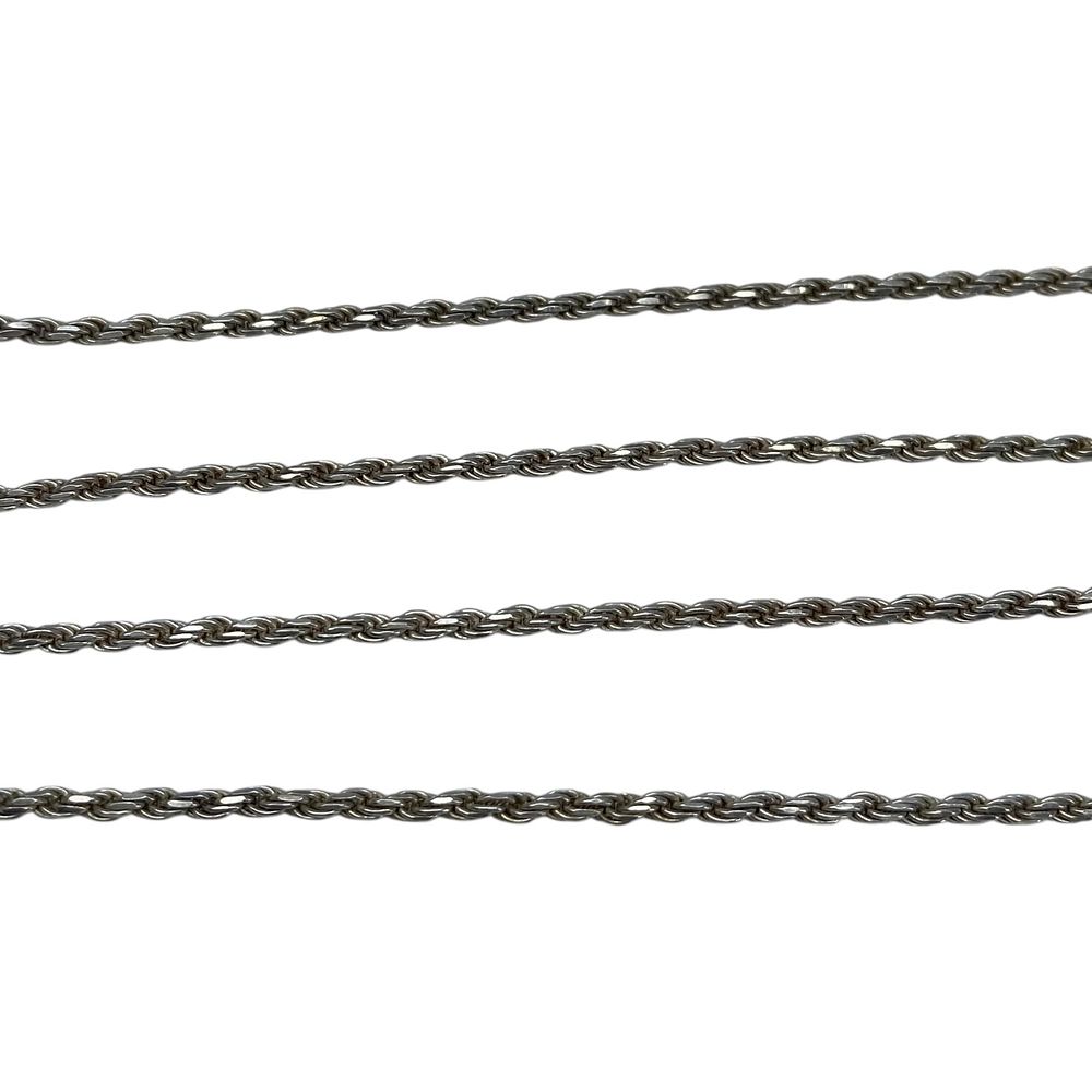 Lot 162: Signed Sterling Twist Chain 18in 5g