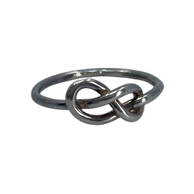 Sterling Knot Ring SZ 4.5 1.12g