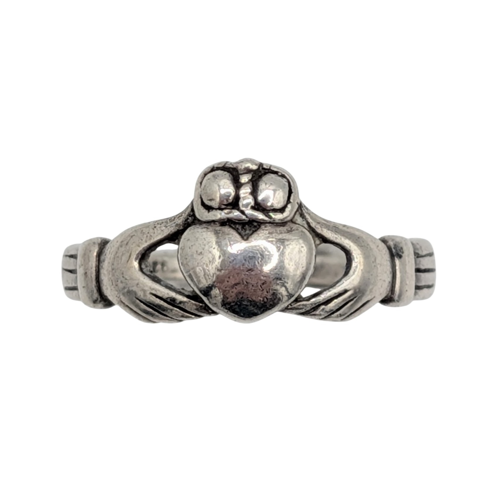 Sterling Silver Claddagh Ring Size 9