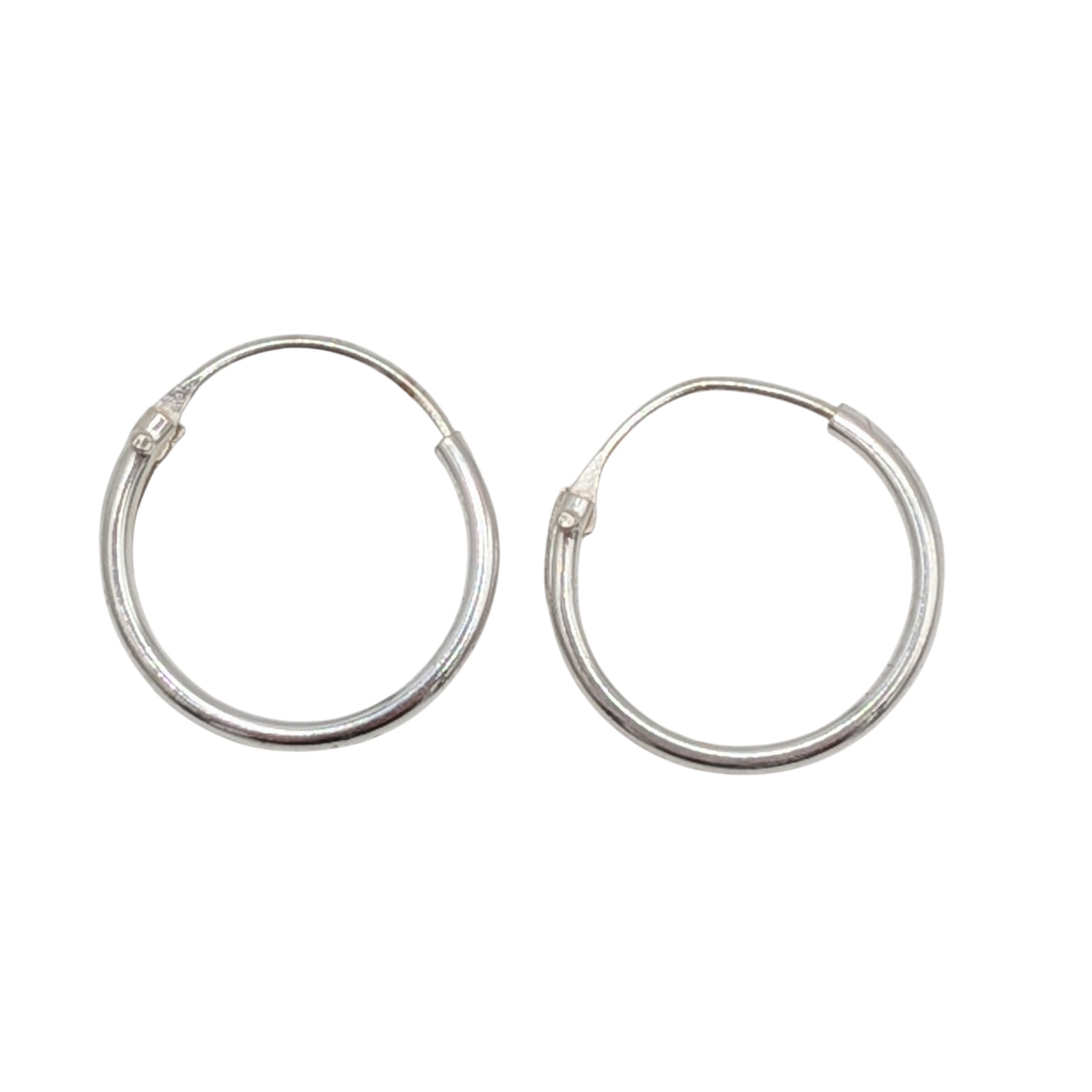 Sterling Silver Endless Hoop Earrings