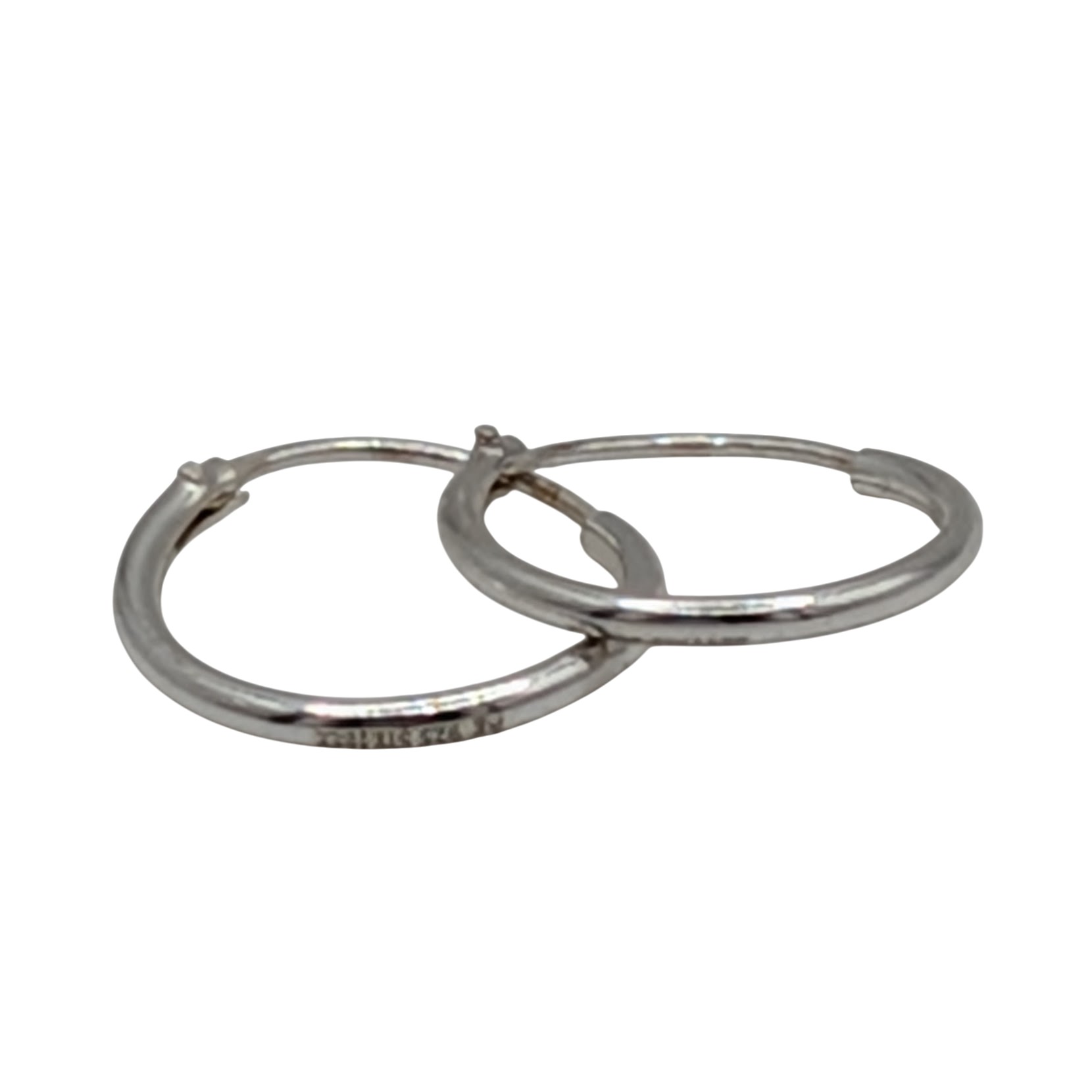 Sterling Silver Endless Hoop Earrings
