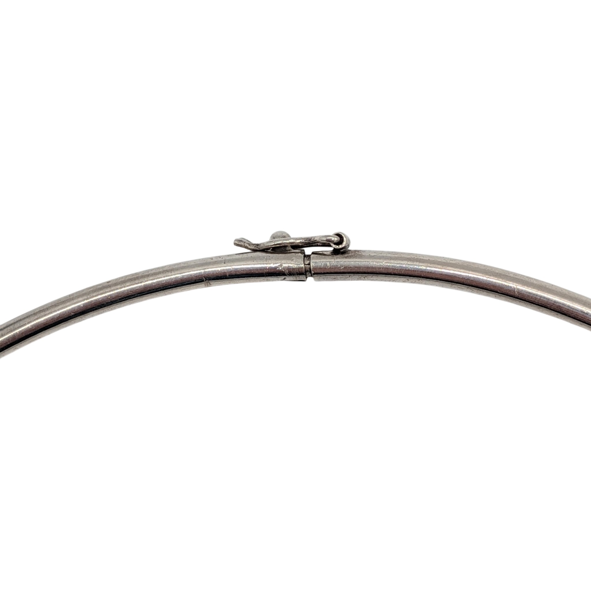 Sterling Silver Hollow Tube Collar Necklace