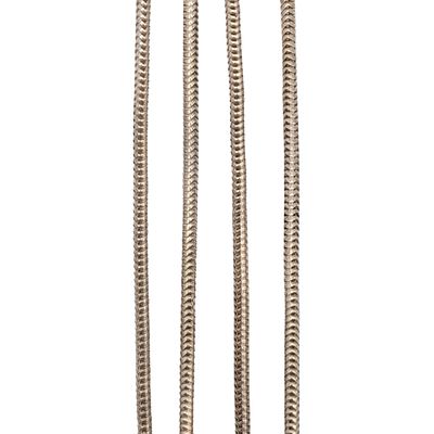 Sterling Silver Snake Chain Necklace. Sterling Silver 2mm Snake Chain Necklace. 25in Length. 