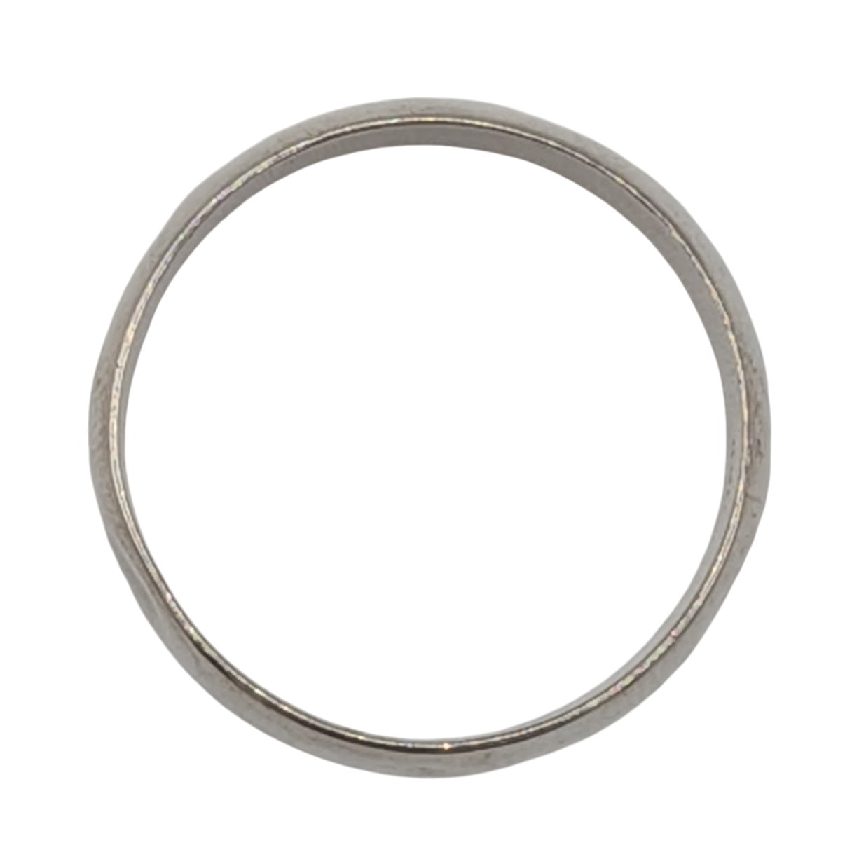 Sterling Silver Wide Hammered Ring Size 10.25
