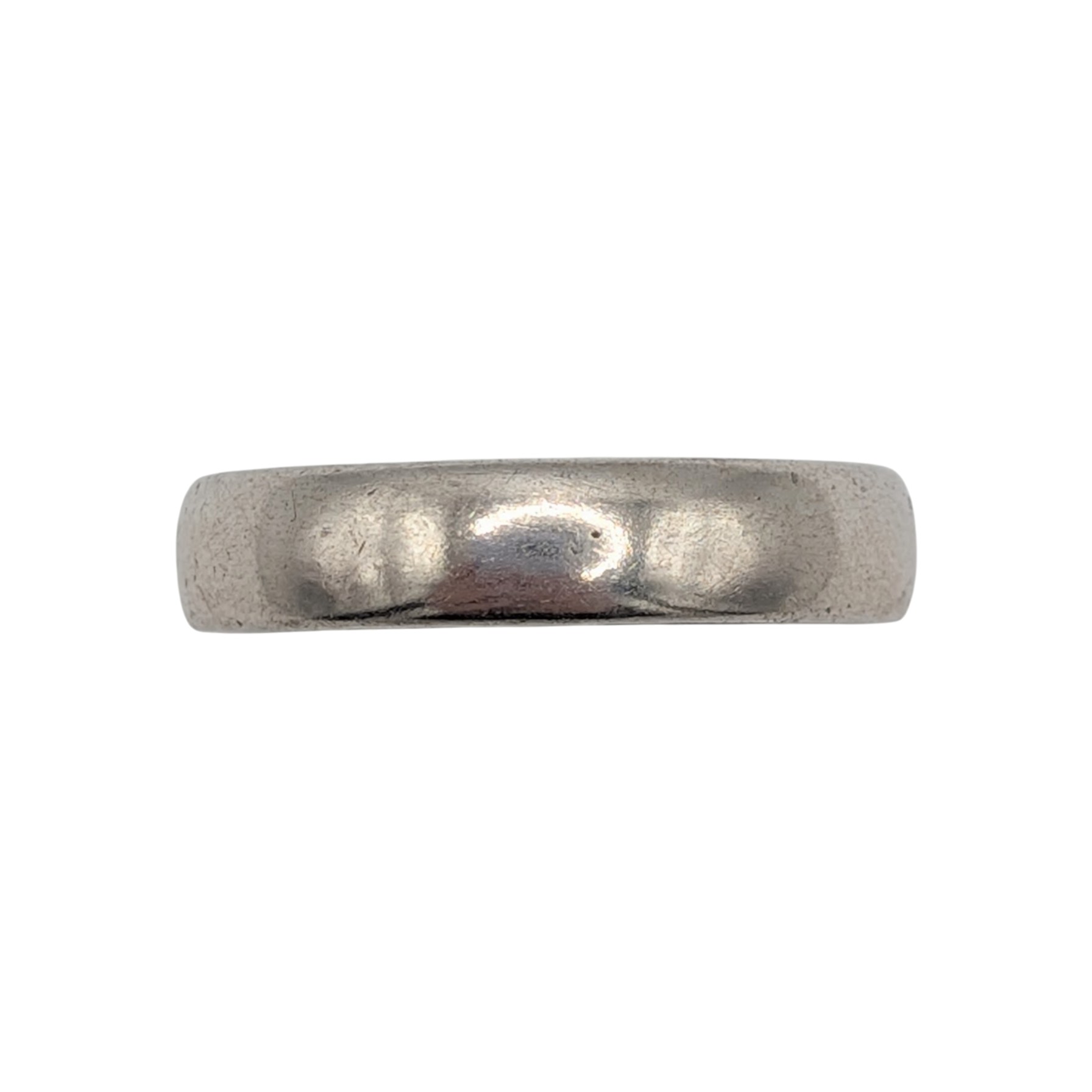 Signed Sterling Silver Polished Band Ring Size 11