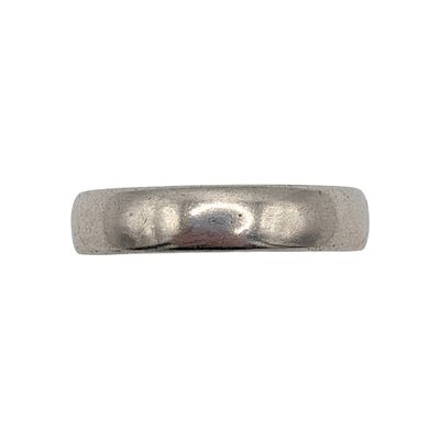 Signed Sterling Silver Polished Band Ring Size 11. Signed Sterling Silver Polished Band Ring. 
