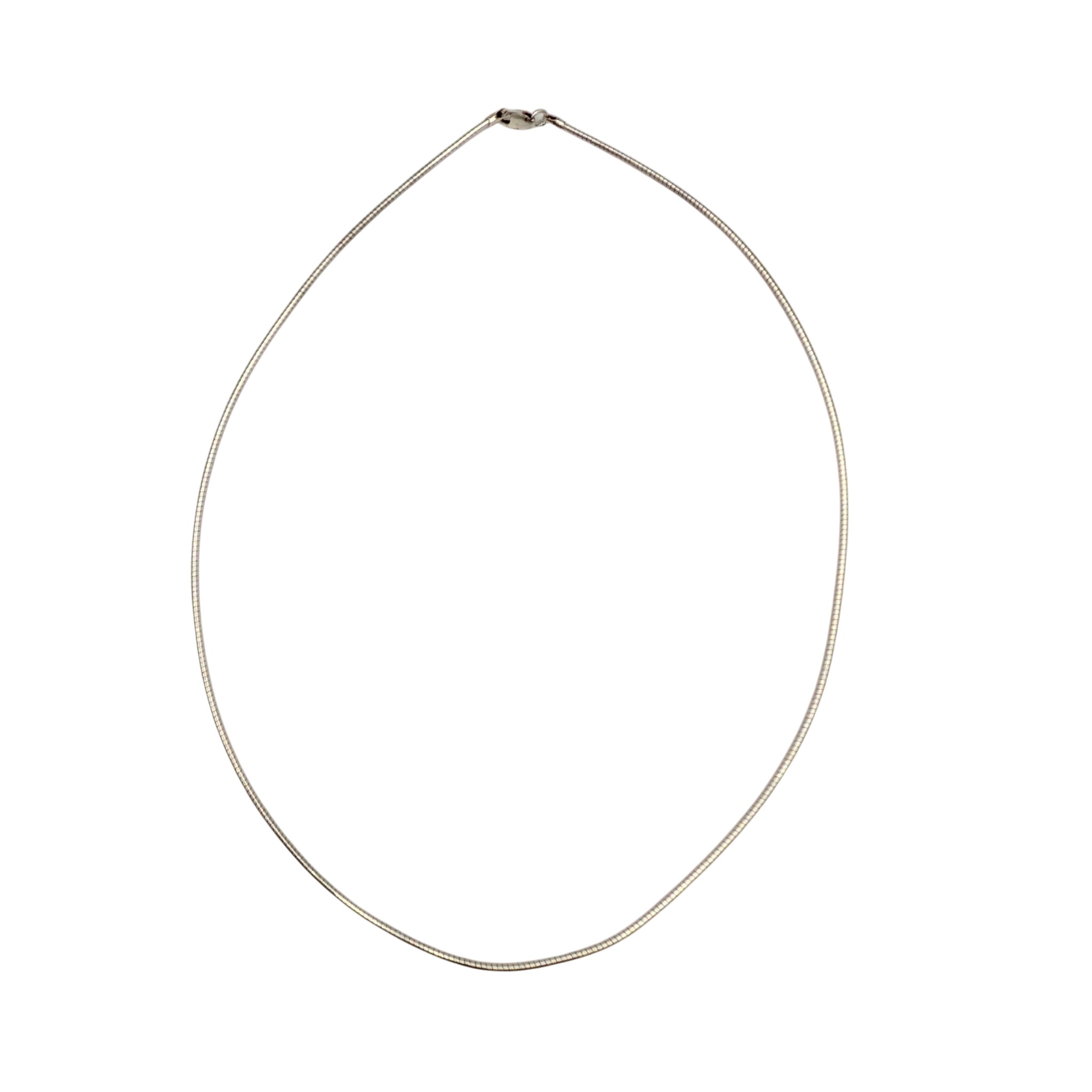Italy Sterling Silver Snake Chain Necklace