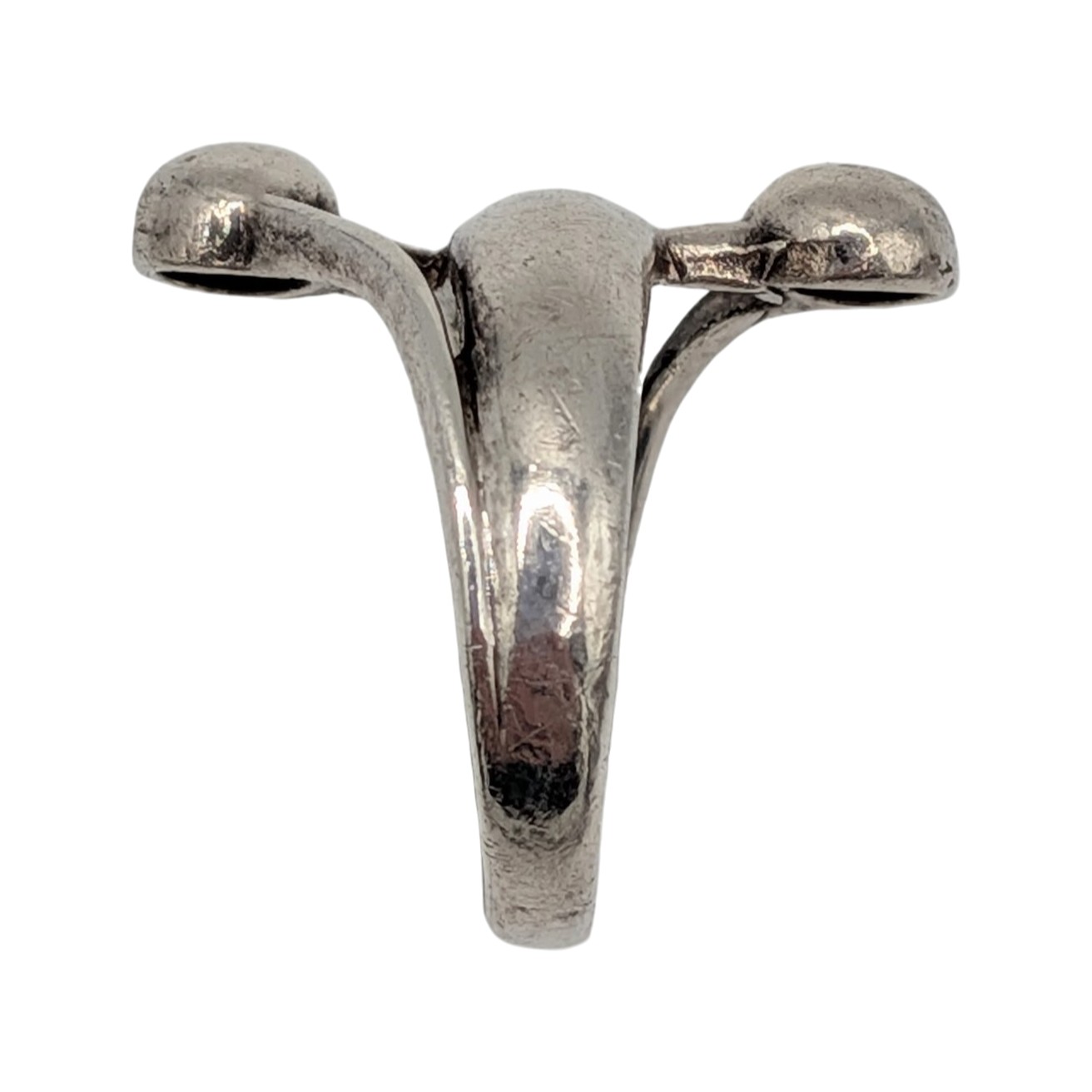 Sterling Silver Extended Ball Ring size 5.75